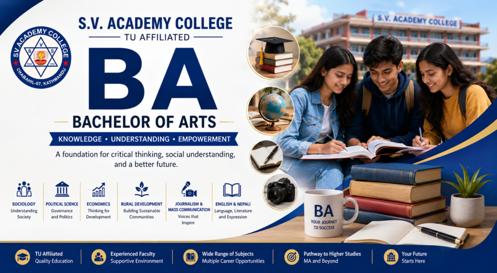 Bachelor of Arts(BA)