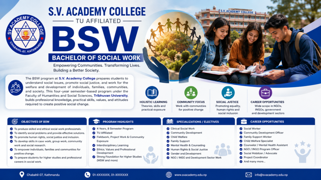 Bachelor of Social Work(BSW)